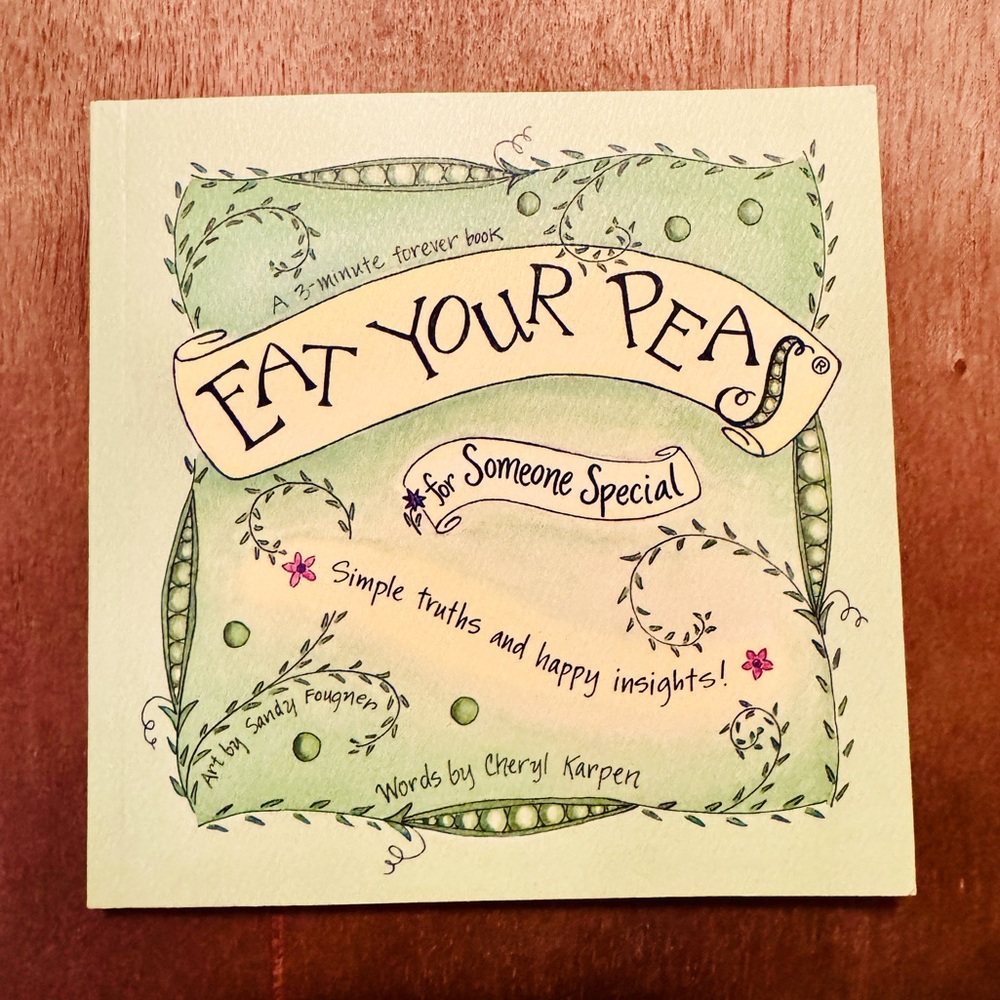 New! Eat Your Peas for Someone Special Book